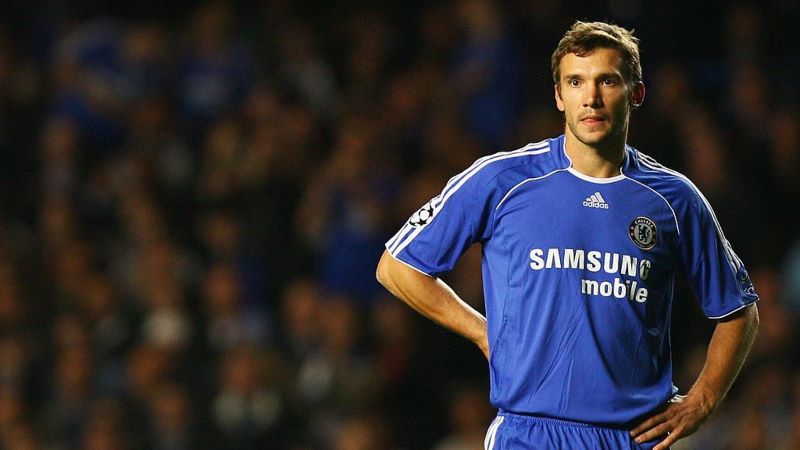 Cầu thủ Andriy Shevchenko trải qua thời gian không thành công với Chelsea