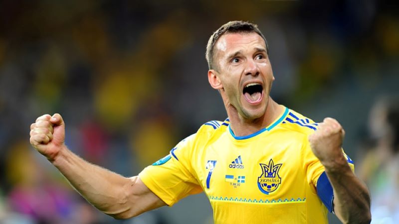 Cầu thủ Andriy Shevchenko - Cầu thủ tài năng của Ukraine