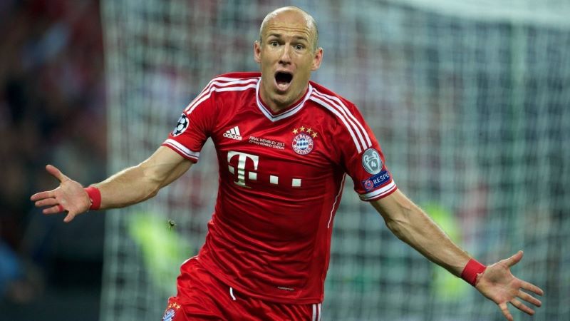 Cầu thủ Arjen Robben trải qua cùng năm tháng đỉnh cao với Bayern