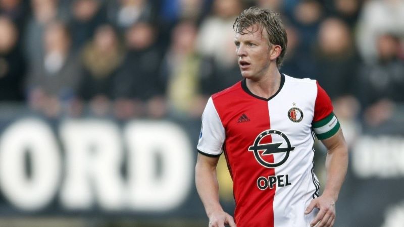 Cầu thủ Dirk Kuyt thể hiện được tài năng trong màu áo Feyenoord