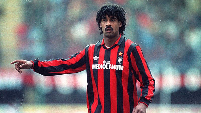 Cầu thủ Frank Rijkaard gặt hái nhiều thành công cùng Milan