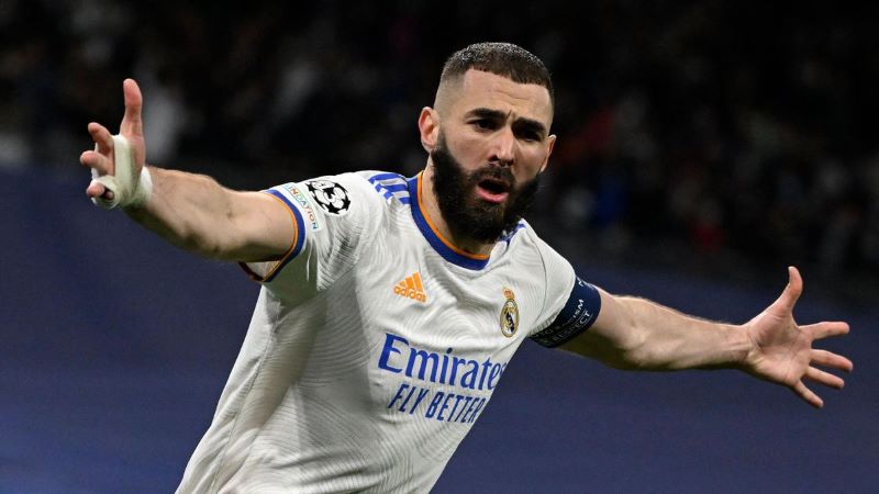 Cầu thủ Karim Benzema gặt hái nhiều thành công cùng với Real