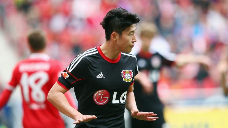 Cầu thủ Son Heung Min ghi danh trong màu áo của Leverkusen