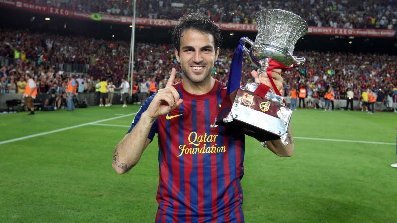 Cầu thủ Cesc Fabregas gặt hái nhiều thành công cùng với Barca