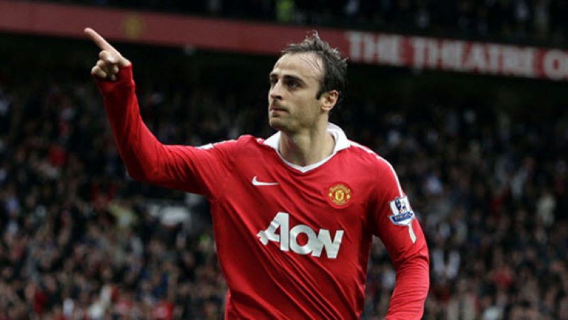 Cầu thủ Dimitar Berbatov cùng với MU gặt hái những thành công