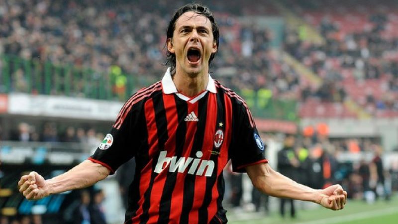 Cầu thủ Filippo Inzaghi gây ra nhiều tranh cãi