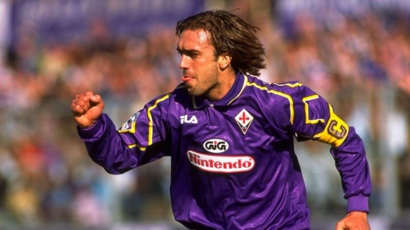 Cầu thủ Gabriel Batistuta có nhiều đóng góp cho Fiorentina