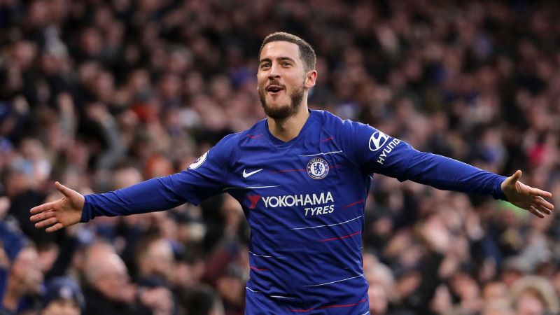 Đội hình Chelsea với sự xuất hiện của Hazard