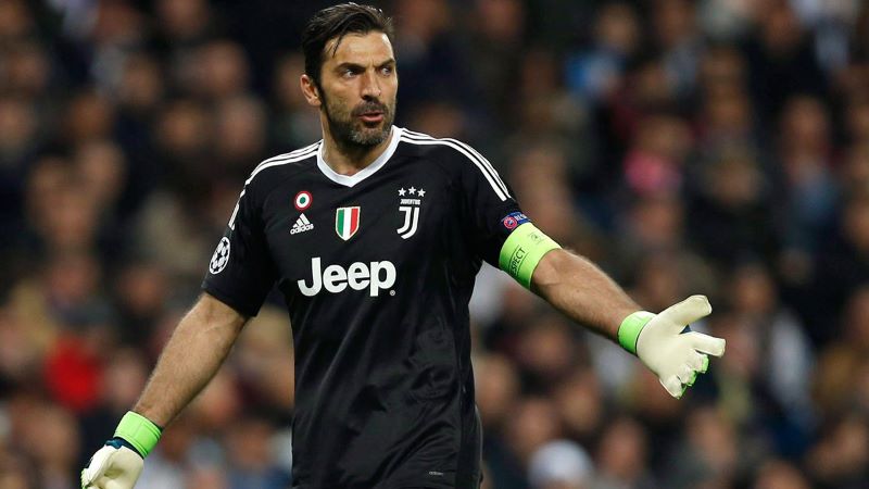 Đội hình Juventus xuất sắc không thể thiếu Buffon